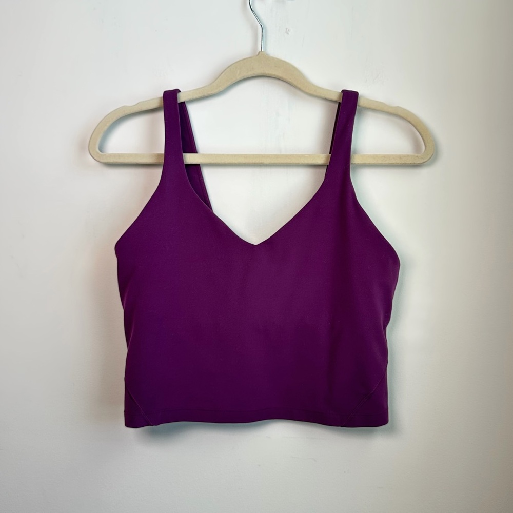 lululemon athletica Plum V-Neck Cropped Tank - Picture 5 of 9